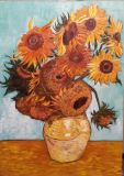 Copy of van Gogh Twelve sunflowers in a vase