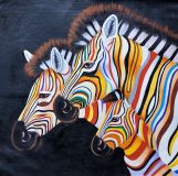Multicolored zebras N7