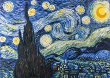 Copy van Gogh Starry night