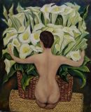 Copy of Diego Rivera Nude with Calla lilies