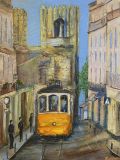 Tranvía amarillo Lisboa